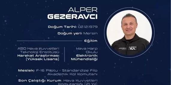 Alper Gezeravcı Kimdir? Uzayda Tam 14 Gün Kalacak!